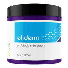 Eliderm Topical Probiotic Skin Cream – 4oz Microbiome Moisturizer for Dry, Sensitive & Stressed Skin