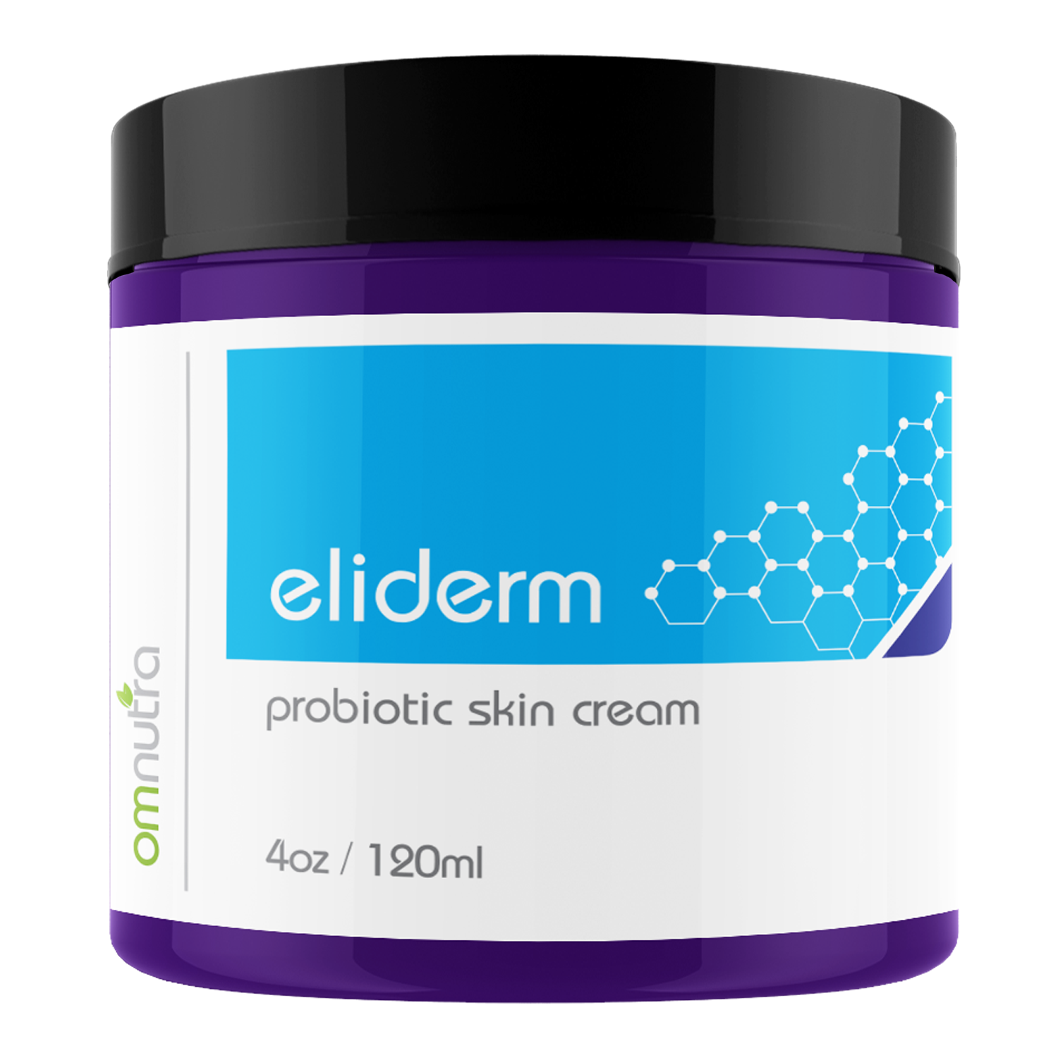 Eliderm Topical Probiotic Skin Cream – 4oz Microbiome Moisturizer for Dry, Sensitive & Stressed Skin